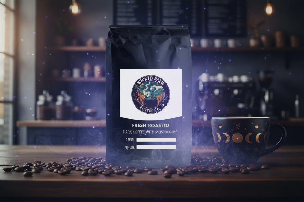 Coffee with Mushrooms Dark Roast